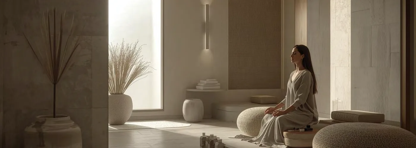 Wellness and spa interior at Peerage Residence