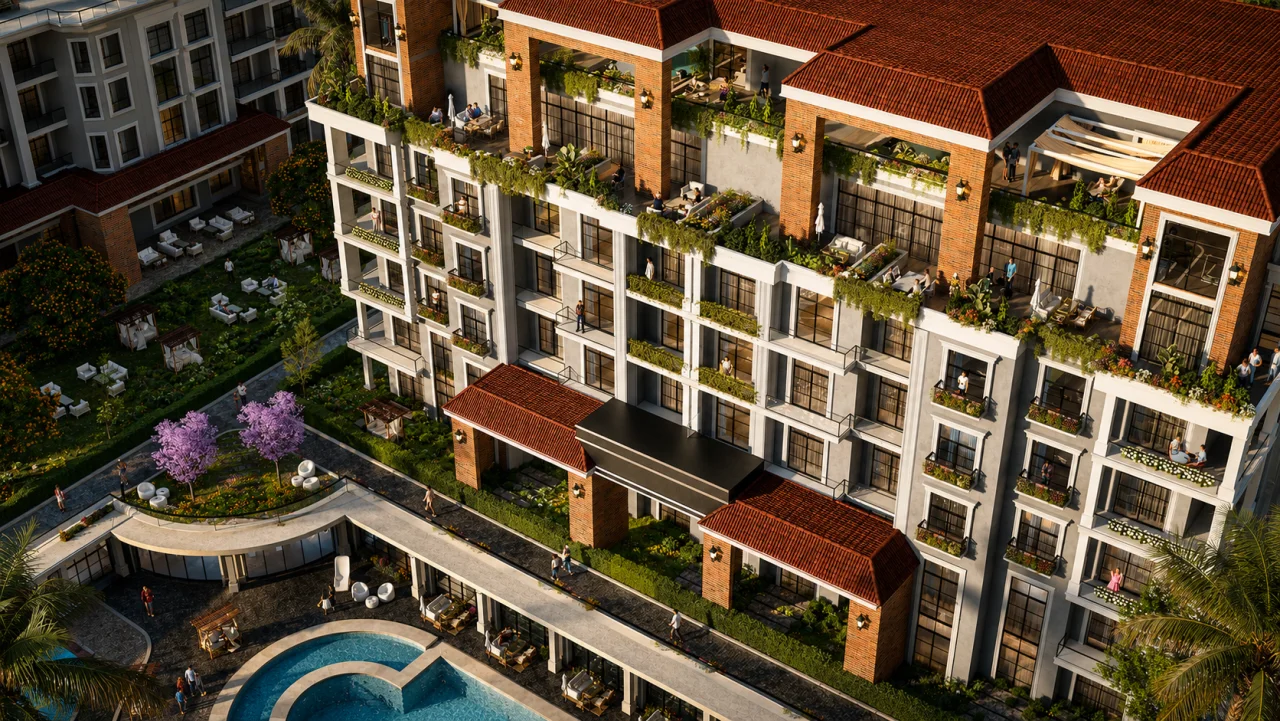 Peerage Residence architectural render 2