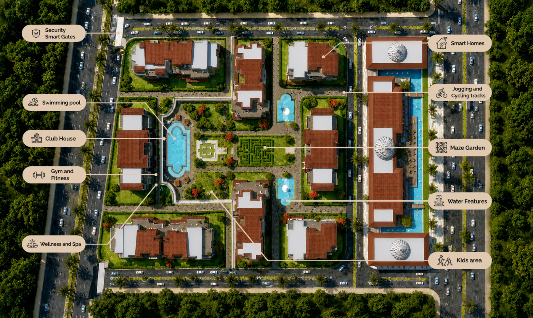 Peerage Residence master plan